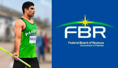 FBR exempts Olympic gold medalist Arshad Nadeem&rsquo;s prize money from tax