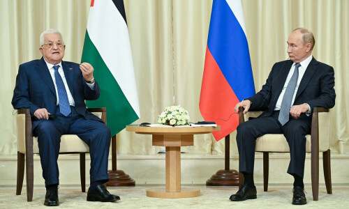 Putin tells Abbas &lsquo;concerned&rsquo; about Palestinian civilian toll