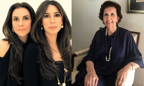 Designer duo Sana Safinaz, writer Muneeza Shamsie conferred with Sitara-i-Imtiaz
