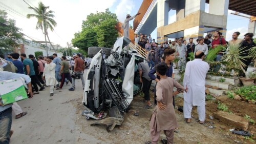 Karsaz Road accident: police books woman in murder case