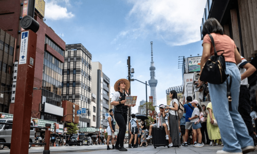 Japan welcomes record 3.29 million tourists in July