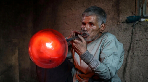Fragile but unbroken, Afghan glassblowers refuse to quit