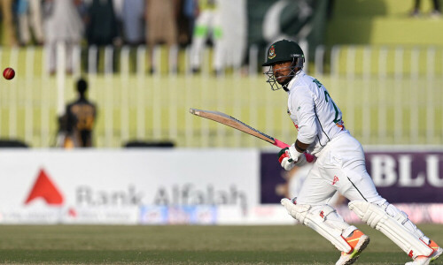 Bangladesh 27-0 in first Test after Mohammad Rizwan, Saud Shakeel hit hundreds