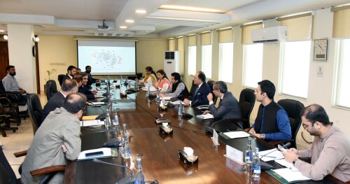 Finance minister holds meeting with Pegasus Airlines chairman, Lucky Cement CEO