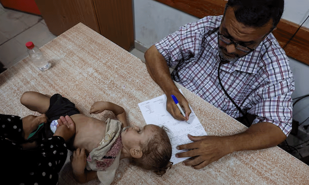 Baby paralysed in Gaza&rsquo;s first case of type 2 polio for 25 years, WHO says