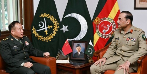 Chinese PLA Ground Forces&rsquo; commander calls on COAS Munir