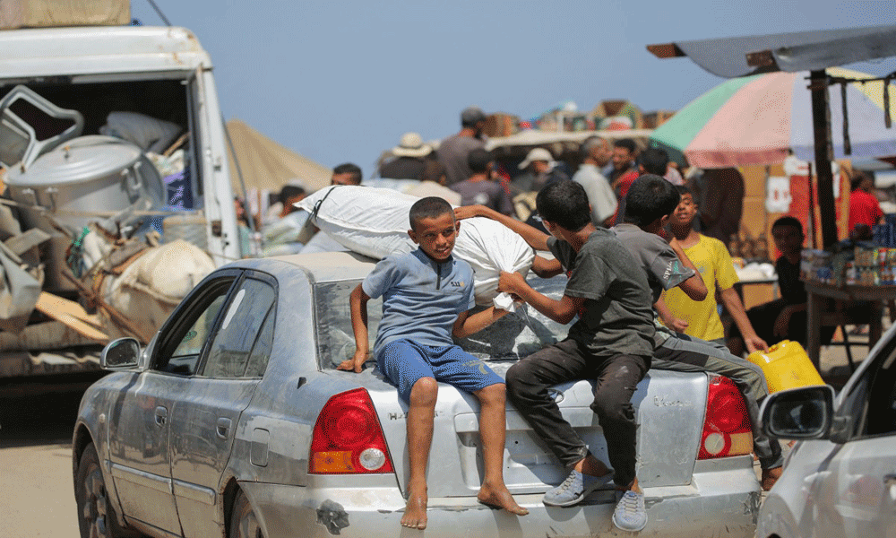 Families flee after new Israeli evacuation orders in Gaza as ceasefire hopes dim