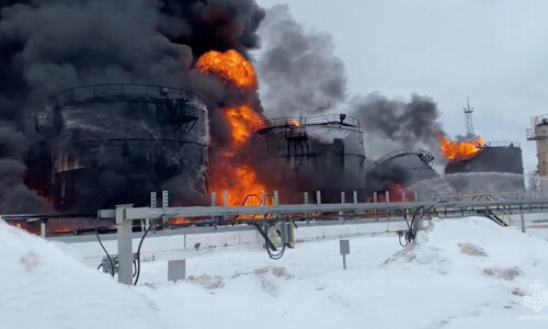 Ukrainian drones strike Russian fuel depots