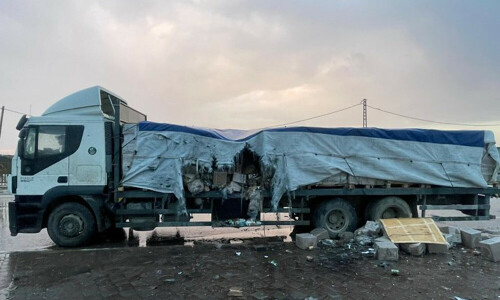 UN aid vehicle struck by Israeli military gunfire in Gaza: spokesman