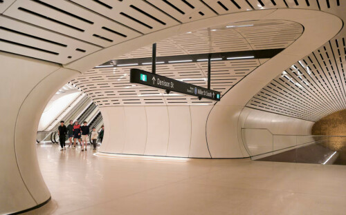 Sydney&rsquo;s $15 billion new train line is modern, fast and big on TikTok