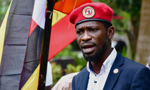 Ugandan opposition leader 'shot in the leg by police': statement