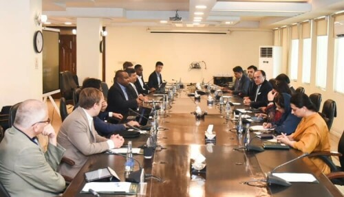Aurangzeb engages with J.P. Morgan on investment opportunities in Pakistan