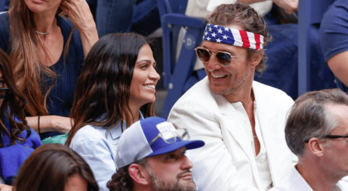 Matthew McConaughey, Taylor Swift, Courtney Cox headline celebrity rush at U.S. Open men&rsquo;s final