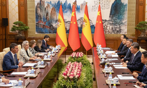 Spain&rsquo;s PM meets Xi, pushes &lsquo;fair trade order&rsquo; on China trip