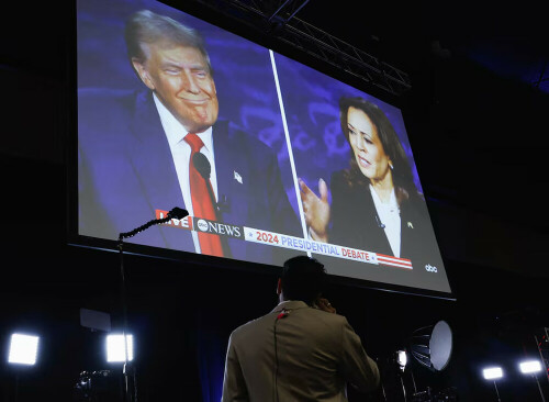 Kamala Harris puts Trump on defensive in combative debate