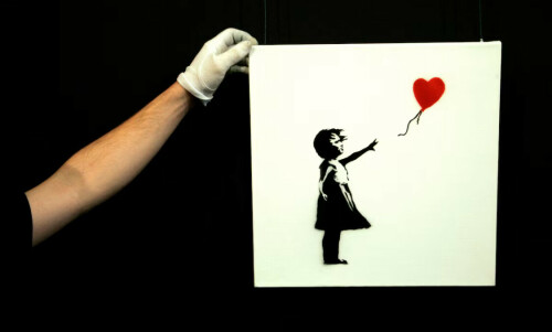 Stolen Banksy &lsquo;Girl with Balloon&rsquo; painting found