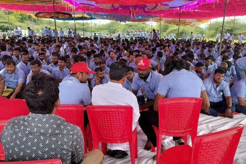 Indian police detain 100 Samsung workers, union leaders