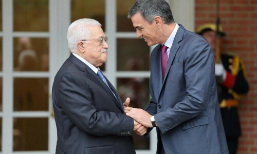 Spanish PM, Palestinian leader urge Mideast de-escalation
