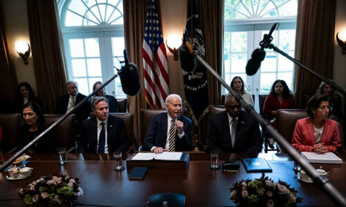 Biden says &lsquo;working&rsquo; to get people back to homes on Israel-Lebanon border