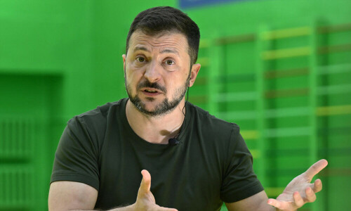 Zelensky says Russia &lsquo;can only be forced into peace&rsquo;