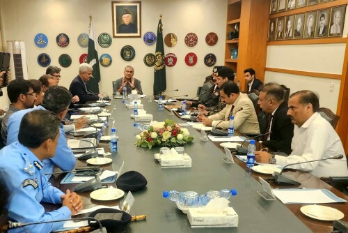 Naqvi chairs high-level meeting regarding preparations of SCO Summit Naqvi chairs high-level meeting regarding preparations of SCO Summit