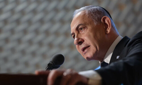 Netanyahu says &lsquo;shame&rsquo; on Macron for urging halt to arms supply to Israel