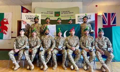 Pakistan Army wins gold in Exercise Cambrian Patrol 2024