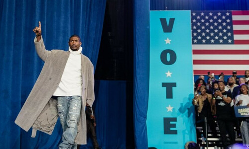 Kamala Harris, Trump duel over endurance as celebrities join campaign trail