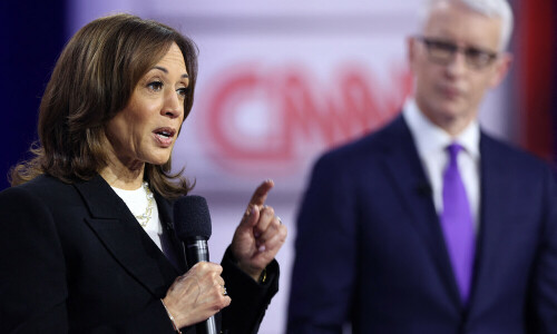 Kamala Harris calls Trump a &lsquo;fascist&rsquo;