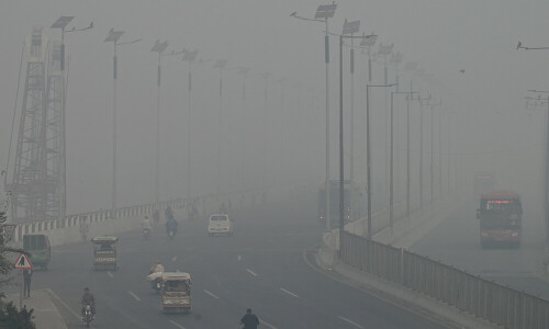 Smog beset Pakistan megacity curbs rickshaws, restaurants