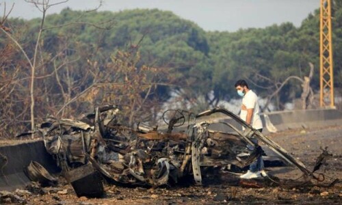 Lebanon security source says one dead in strike on Hezbollah van