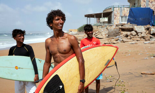 On Pakistan&rsquo;s southern coast, a group of surfers chases waves and their dreams