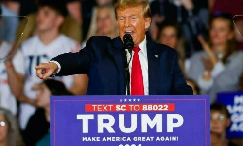 Donald Trump trash talks Harris as Democrat fends off &lsquo;garbage&rsquo; fallout
