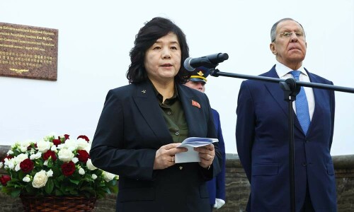 North Korea says will stand by Russia until &lsquo;victory&rsquo; in Ukraine