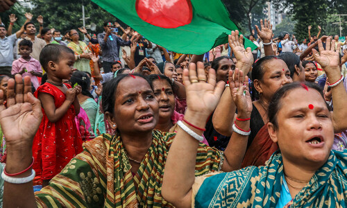 Bangladesh rally says govt failing to protect Hindus, minorities