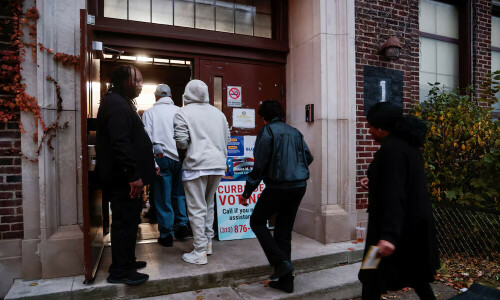 Hoax bomb threats linked to Russia target polling places in battleground states, FBI says