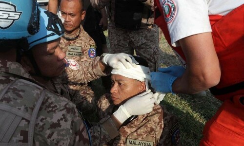 Malaysia says six UN peacekeepers injured in Lebanon blast