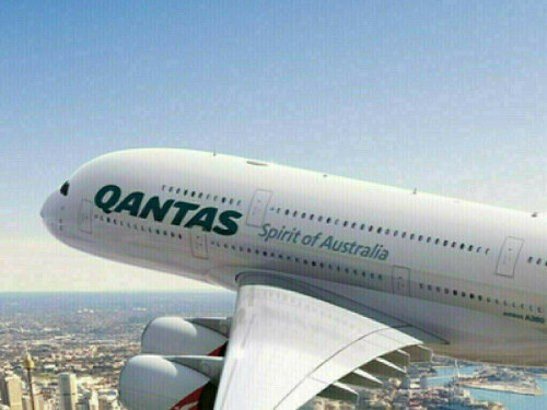 Qantas plane returns to Australia airport due to &lsquo;engine failure&rsquo;, sparks fire