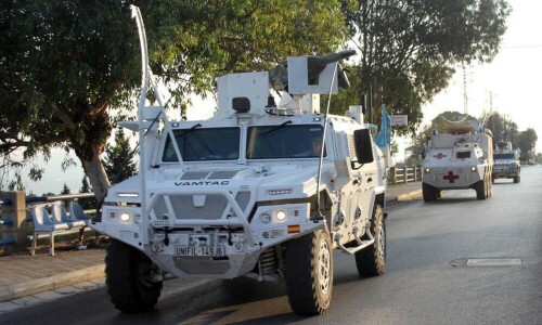 UN peacekeepers say Israel army damages south Lebanon position