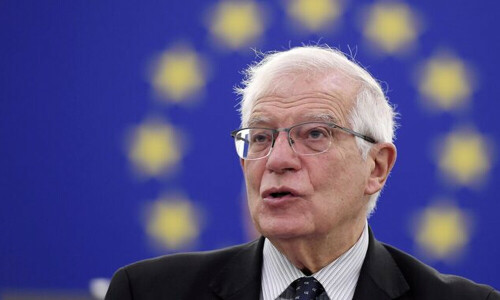 EU&rsquo;s Borrell in Kyiv to reassure Ukraine after Trump win