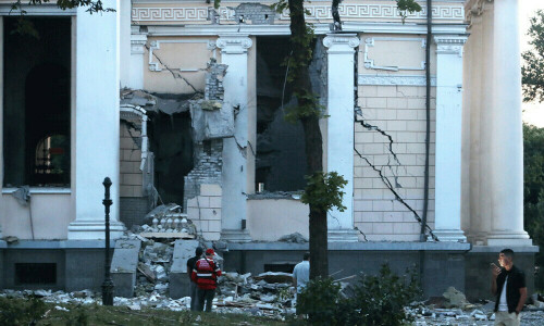Two injured in Russian air attack on Odesa, Ukraine officials say