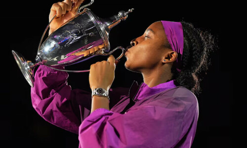 Coco Gauff rides highs and lows to win first WTA Finals trophy
