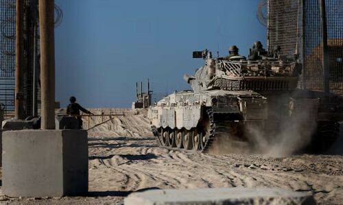 Israeli fire kills 11 Palestinians as tanks roll into central Gaza camp