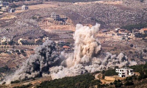 Lebanon state media says Israel struck village in far north