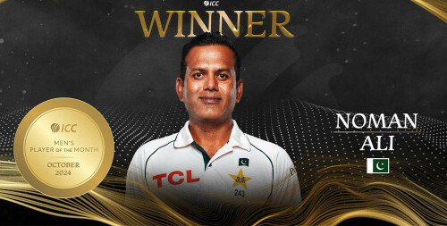 Pakistan&rsquo;s Noman Ali gets ICC Men&rsquo;s Player of Month Award