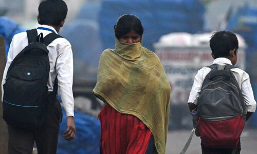 Primary schools empty as smog persists in Indian capital