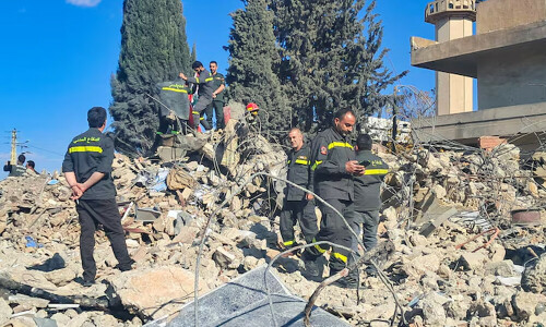 Six people killed, 11 wounded in Israeli strikes on Lebanon&rsquo;s Baalbek, ministry says