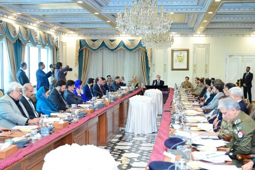 Apex Committee meeting: no other choice but to crush terrorists, says PM Shehbaz
