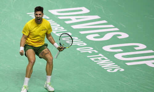 Australia&rsquo;s Kokkinakis beats USA&rsquo;s Shelton in Davis Cup thriller