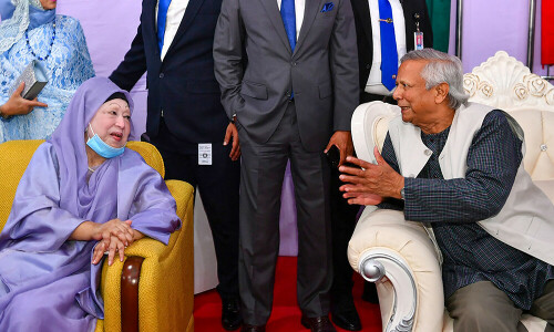 Bangladesh ex-PM Khaleda Zia makes first public appearance in six years